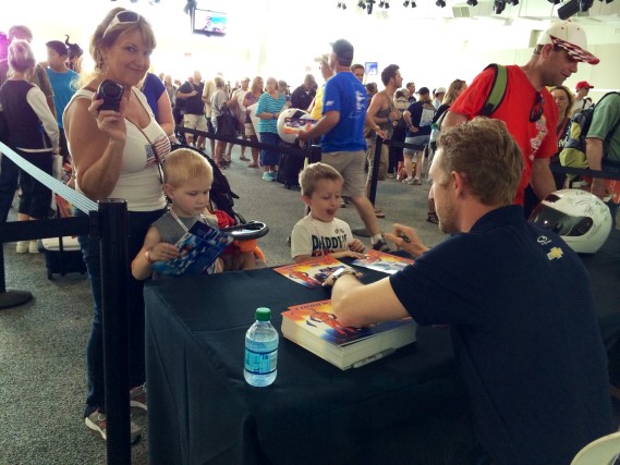 Always great to see young IndyCar fans out at IMS!