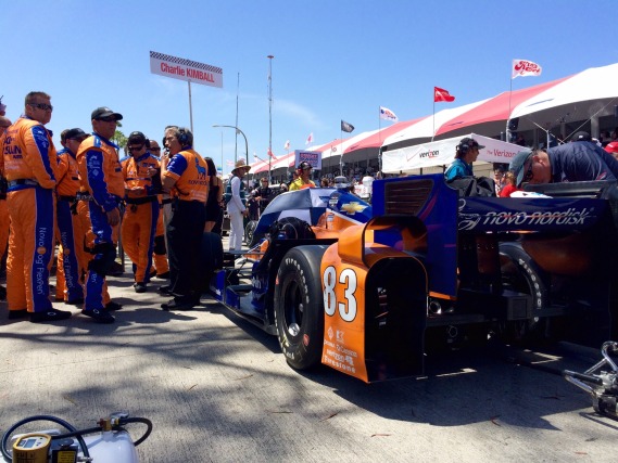 Pre-race at the Grand Prix of Long Beach.