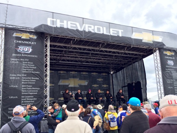 Thanks for coming out to the Team Chevy stage!